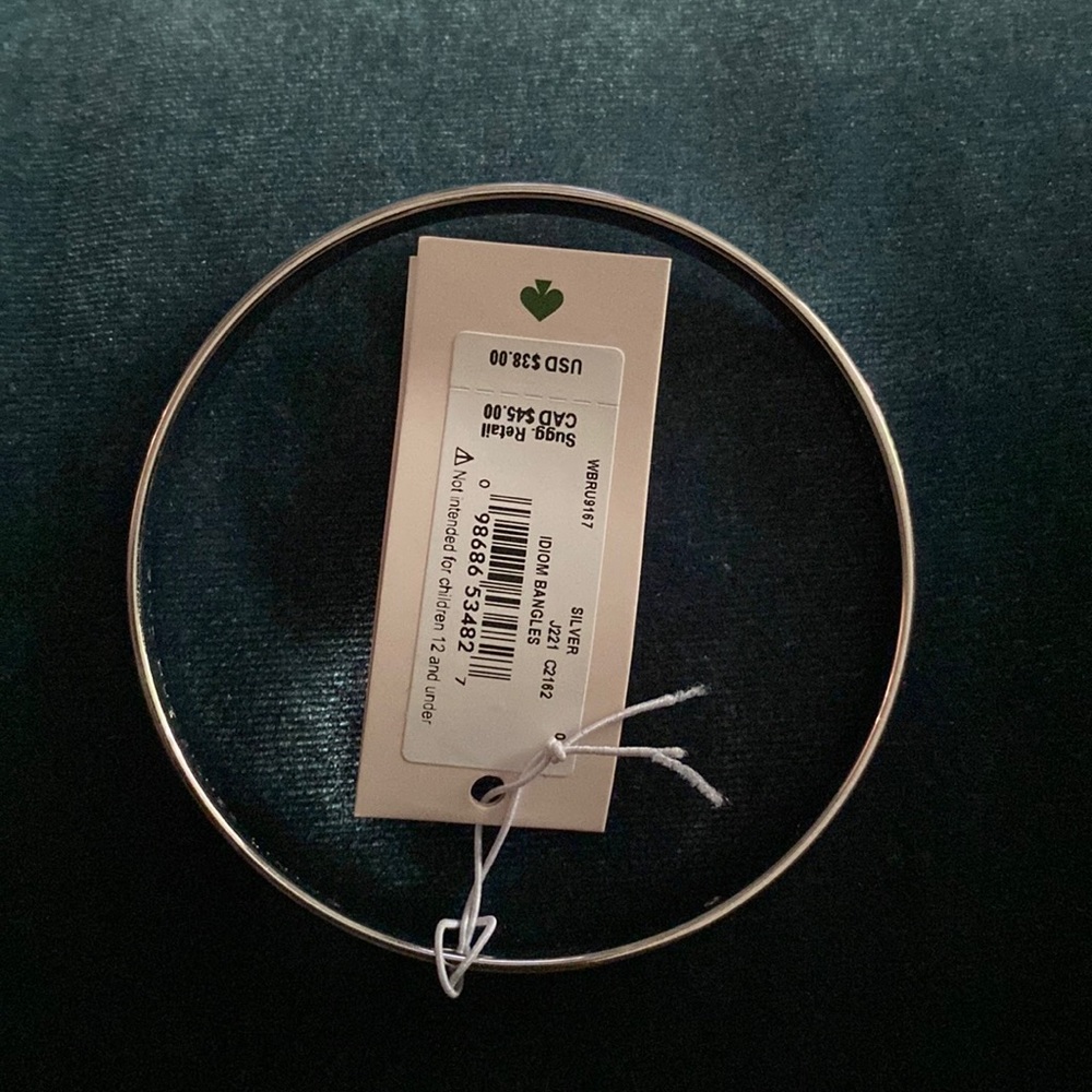 Nwt Kate spade silver bracelet